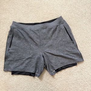 Lululemon T.H.E. Short 7" Lined Nulux XXL graphite gray